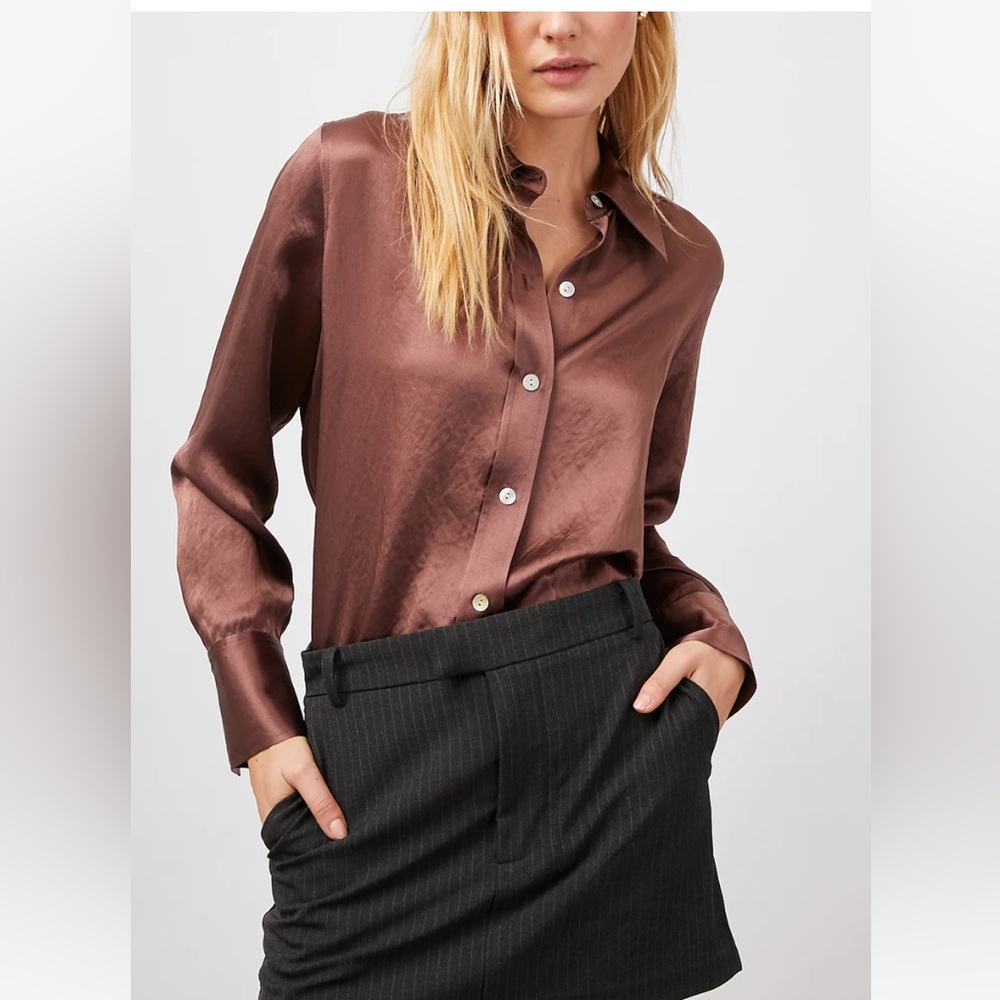 Rails Andrea blouse nutmeg nwt